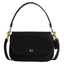 COACH Legacy Small Pebble Leather Crossbody Shoulder Bag