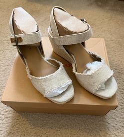 Women’s Lucky Brand Espadrille Wedge Sandals Size 7 Brand New