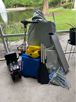Heyboard 10ft inflatable dinghy and gear!!
