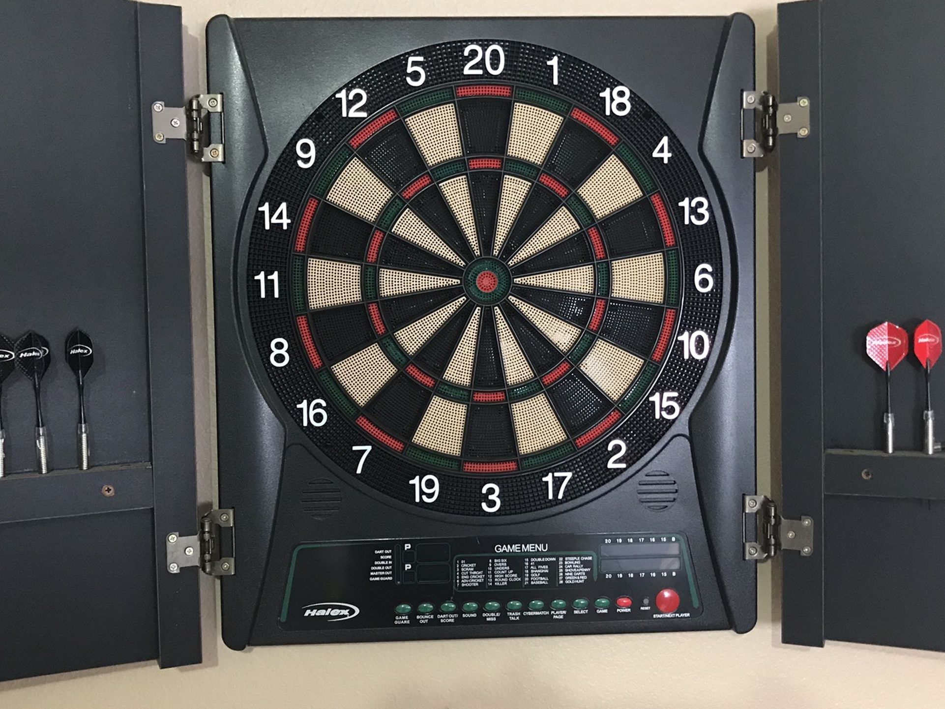 Electric Helix Cabinet Dartboard