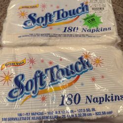 Soft Tissue Napkins 180x2
