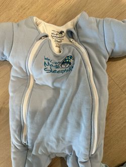 Baby Merlin Magic Sleepsuit Small Blue
