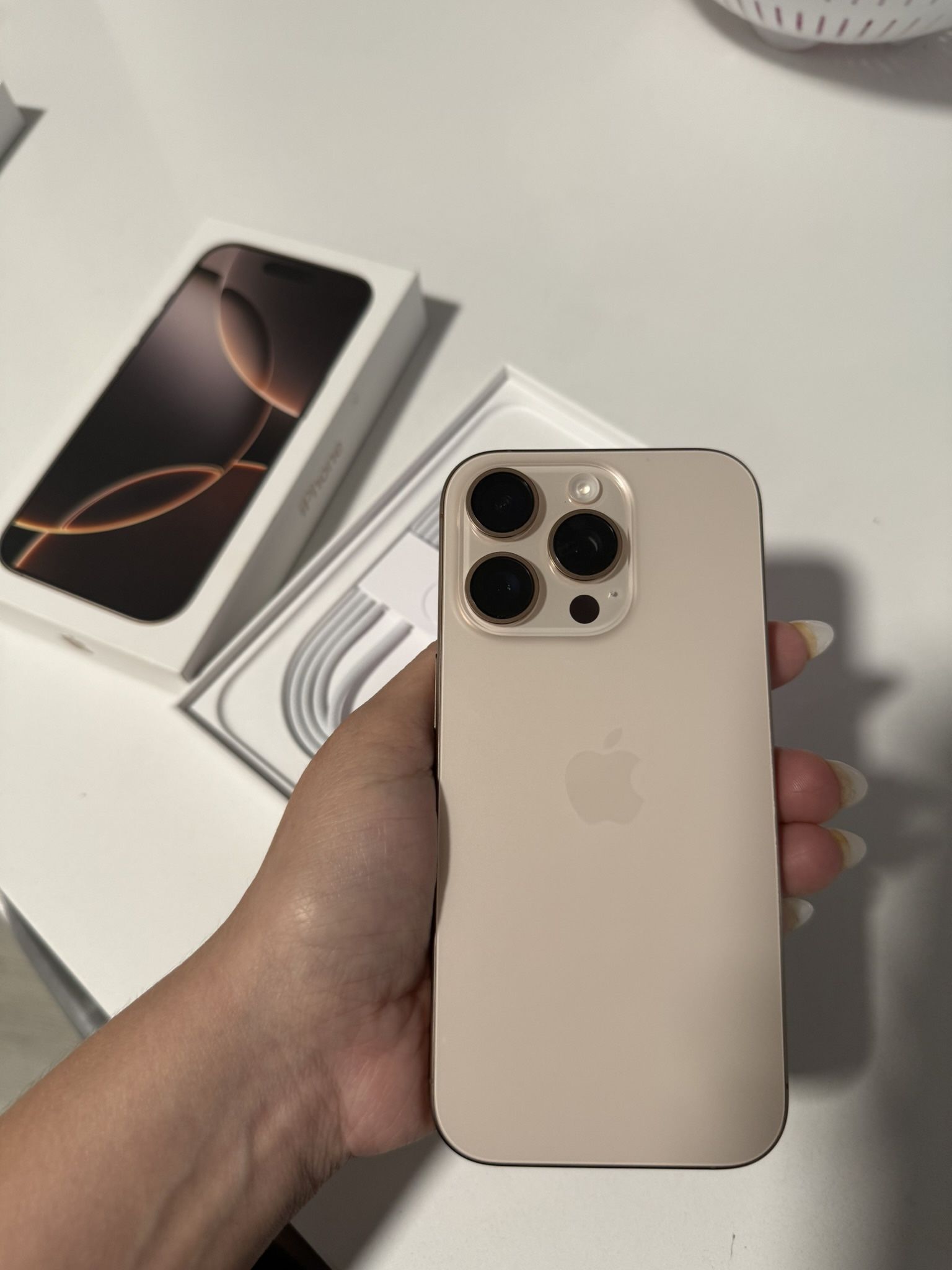 Brand New iPhone Pro 128 Gb Desert Titanium