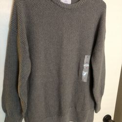 Old Navy Women’s Sweater, Grey Size Small