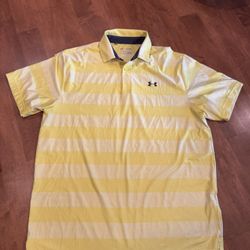 Men’s under Armour heat gear loose fit golf polo shirt shipping available