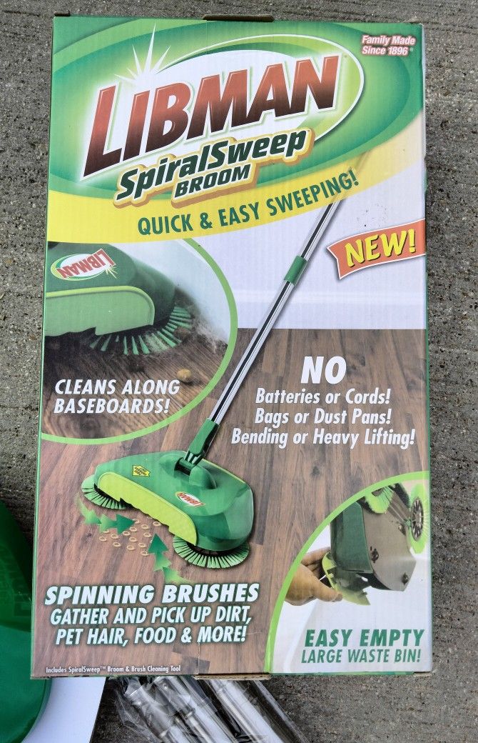 Libman Spiral Sweep Push Broom NEW