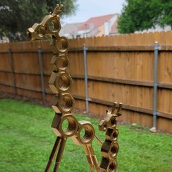 Metal ART, figure of 2 giraffes 🦒🦒