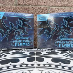 Pokémon TCG: Phantasmal Flames Elite Trainer Box (ETB) - Set of 2 - Factory Sealed - Mega Charizard X