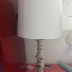 Chippy Paint Farmhouse Lamp