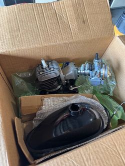 Gas motor for bicycle