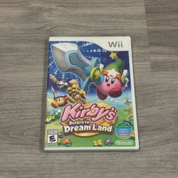 Kirby’s return to dreamland Nintendo wii