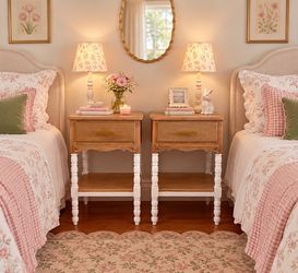Vintage Cottage Nightstands 2
