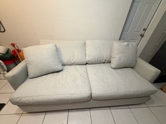 84in Recessed Arm Sofa