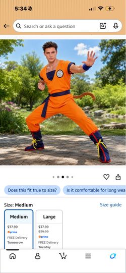 HALLOWEEN COSTUME $15