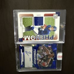Football Patch And Basketball Signature Cards