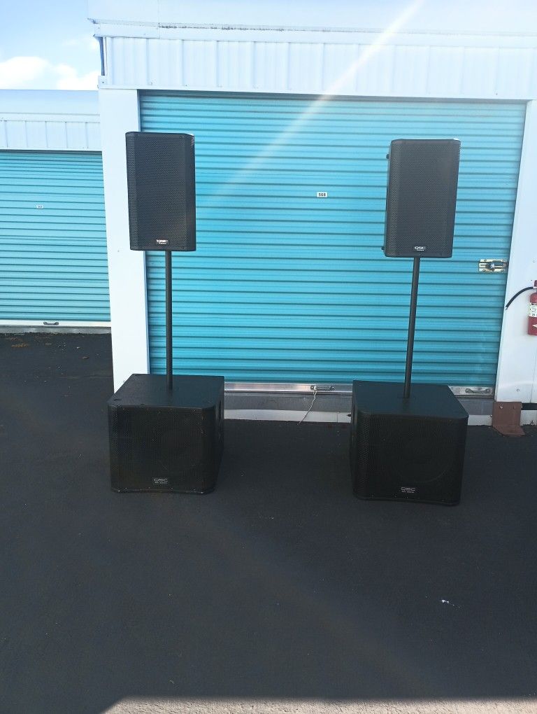 Qsc 18- Bass 12-amplified
