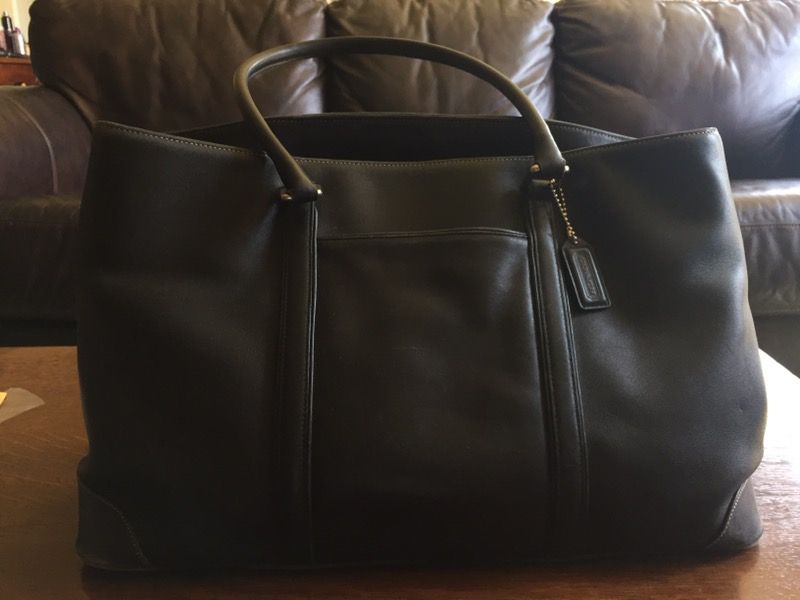 COACH Black Tote Purse Bag