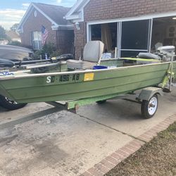 Fiberglass Jon Boat