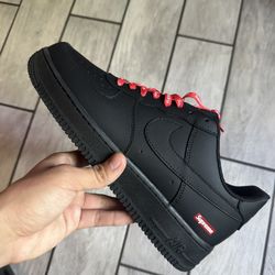 Black af1 Supreme 