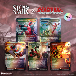 Deadpool Secret Lair Rainbow Foil Edition Magic the Gathering