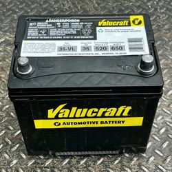 Like New Car Battery Less Than A Year Old Group 35