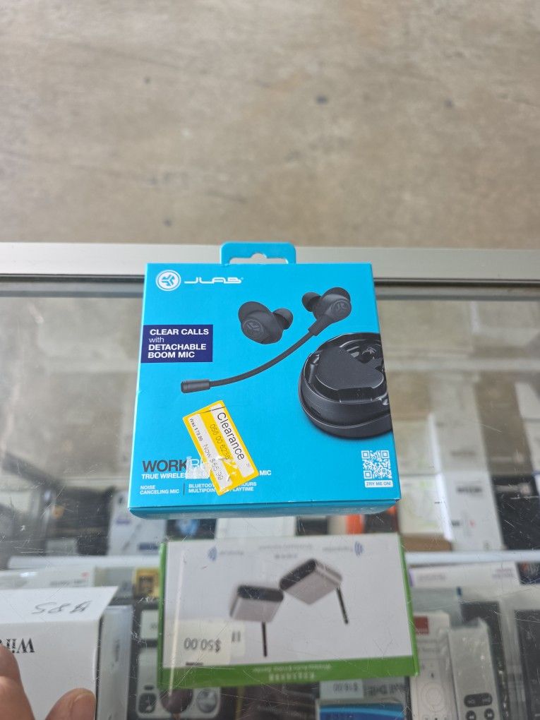 JLab Work Buds, True Wireless Bluetooth In Ear Headset
