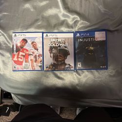 Game For Sale Madden, Cold War,injustice 2