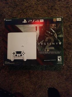Ps4 Pro Limited Destiny Edition 