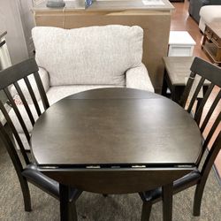 New Dropleaf Table & 2 Chairs  — IN STOCK