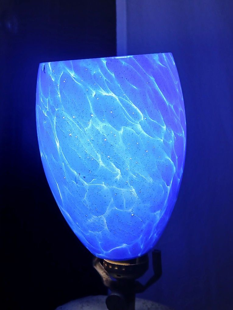 Vintage Colbalt Lamp Shades
