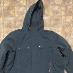 Swiss Tech Zip-up Water Resistant Shell Coat Midweight winter jacket Greystone