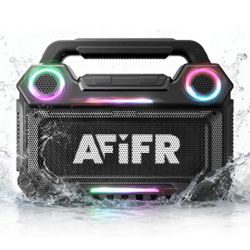 ☆ Outdoor Bluetooth Speaker, 160W Loud Bass! Rugged, IP67 Waterproof, 24H Playtime with Lights, Wireless TWS Pairing Portable Speakers for Party, Outs