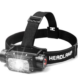 Brand New     LED Headlamps, Rechargeable Head lamp Flashlight, 1000 Lumens Waterproof Headlight with 6 Modes & Adjustable Headband, Lightweight and R