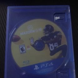Madden 19 Ps4 Disc