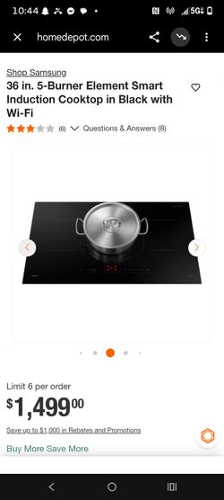 Samsung 36" Smart Induction Cooktop