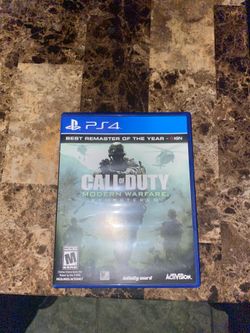 Call Of Duty: Modern Warfare Remastered
