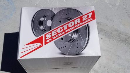 Hawk Sector 27 Performance Rear Brake Kit.