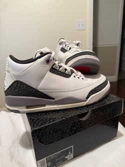 Air Jordan 3 cement grey size 9