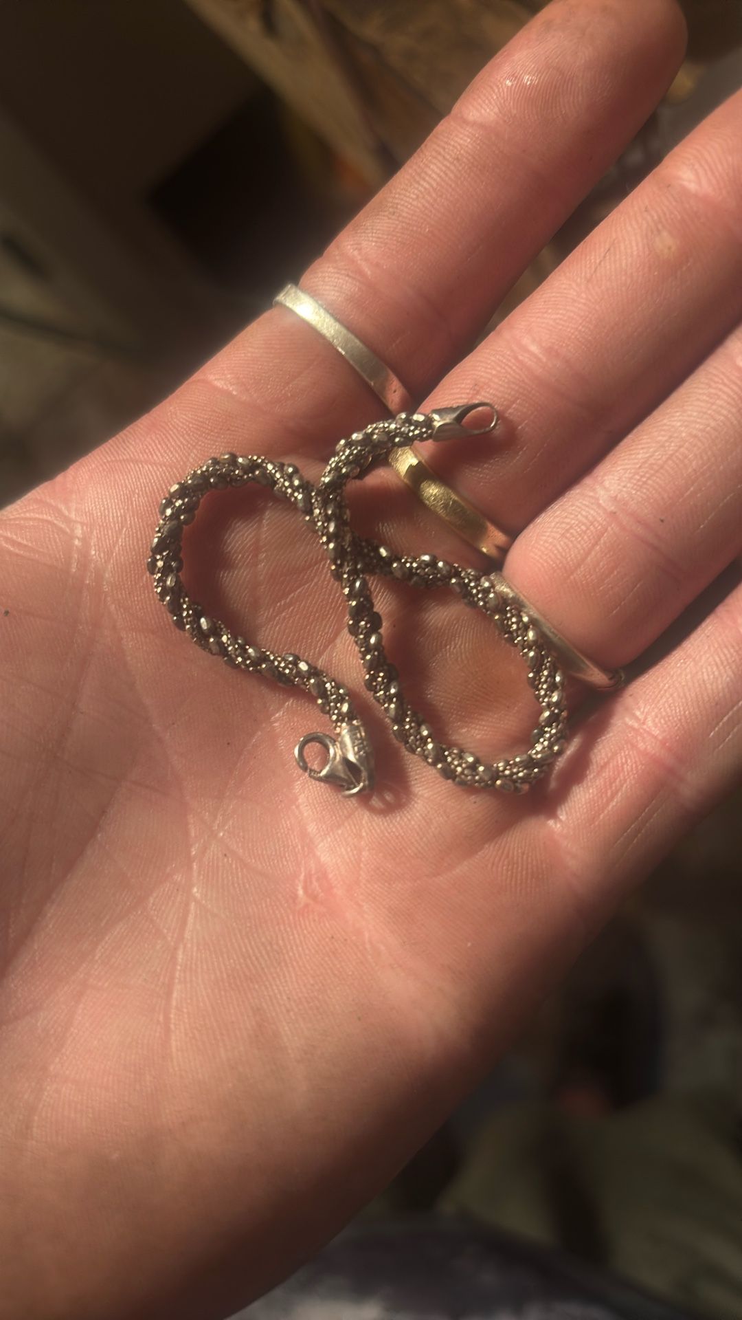Really Cool Looking Vintage 925 Italian Silver Bracelet