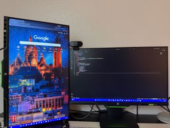 Gaming PC & HP Monitors