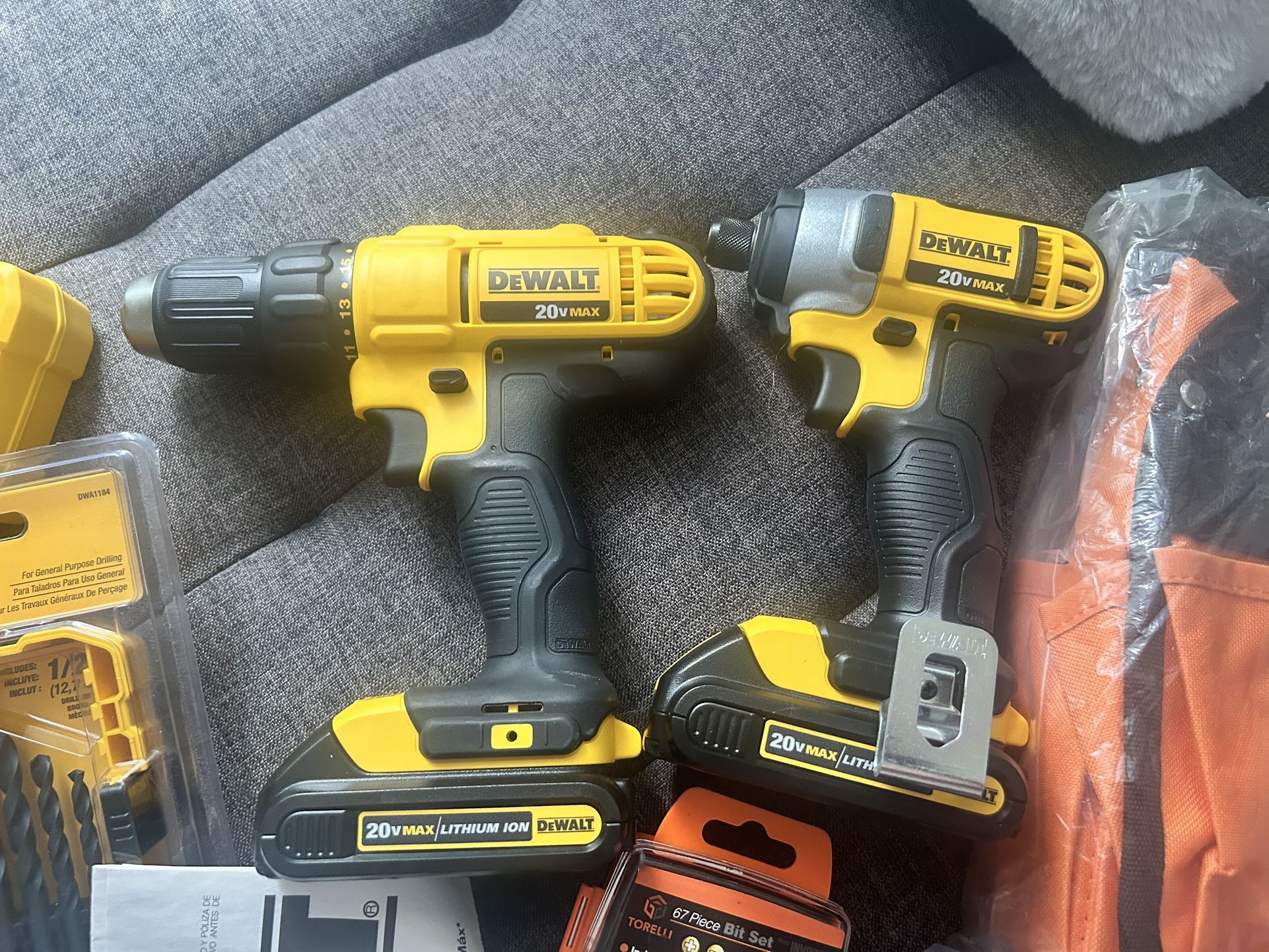 DEWALT DRILL and Bits