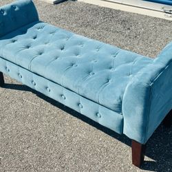 TUFTED STORAGE BENCH SETTEE CHAIR