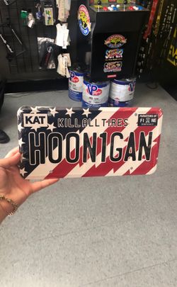 Hoonigan plate