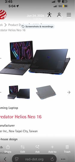Predator gaming laptop acer Intell