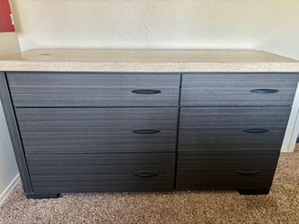 Dresser and mirror