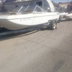 2 Jet Skiis And A Boat With Trailers For $1500