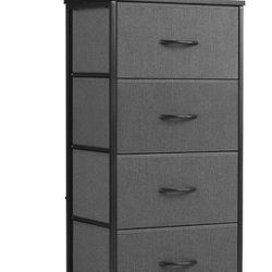 Dresser Fabric Storage Tower With 4 Drawers (New)