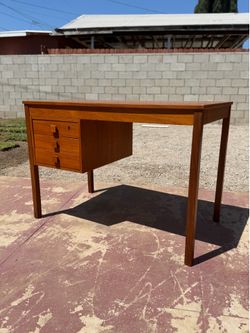 Mid-Century Modern Teak Writing Desk