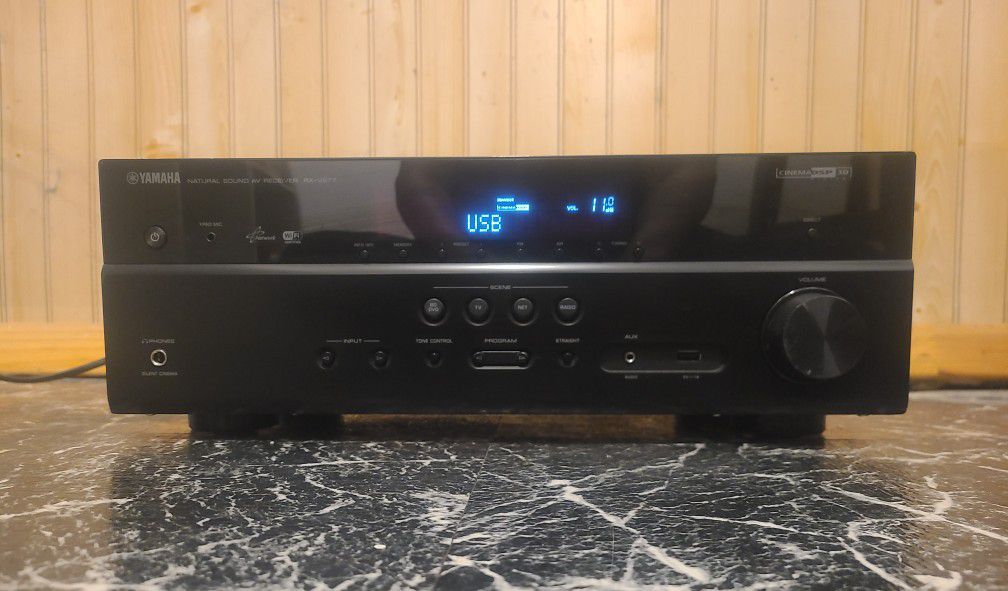 YAMAHA 7.2 home theater receiver w/Wi-Fi, remote