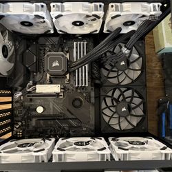 PC Parts With 4k Monitor  - No GPU -  5950x, 128 GB 2666mhz RAM, 2 Tb NVME, Corsair 280mm AIO and Fans